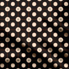 Geometric Dots Print Fabric