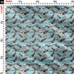 Soaring Eagles Print Fabric