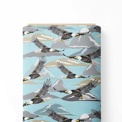 Soaring Eagles Print Fabric