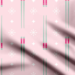 Kawaii Chopsticks Print Fabric