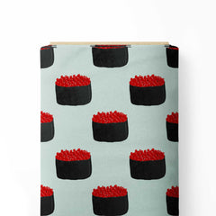 Sushi roll Print Fabric