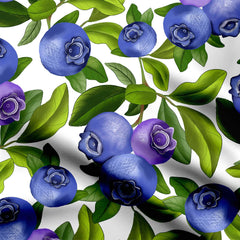 Blueberry Print Fabric