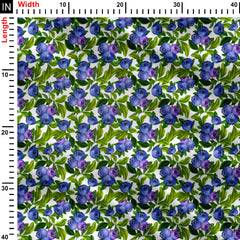 Blueberry Print Fabric