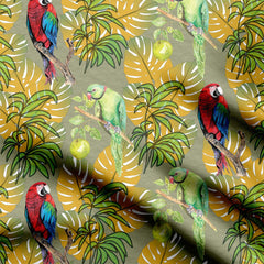 Tropical forest Print Fabric