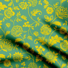 Airdrop Flower Tone Print Fabric