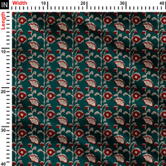 Bagru Bantu Flower Print Fabric