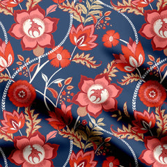 Chintz floral print design Print Fabric