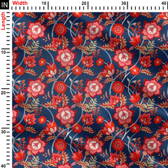 Chintz floral print design Print Fabric