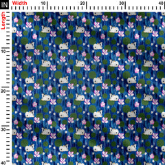 Modernised Pichwai Print Fabric