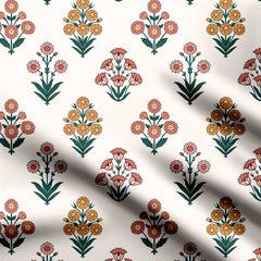 Mughal casual motif Print Fabric