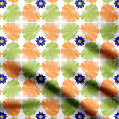 Tricolour Tropical Fabric