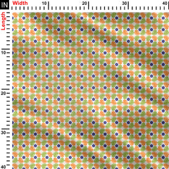 Tricolour Tropical Fabric