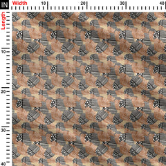 Abstract zebra pattern Print Fabric