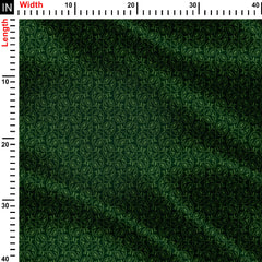 Green Paisley Print Fabric