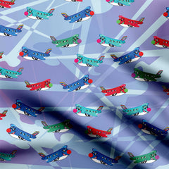 Planes Print Fabric