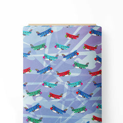 Planes Print Fabric