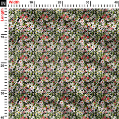 Blossom Checks 1 Print Fabric