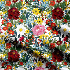 Rose Blossom 1 Print Fabric