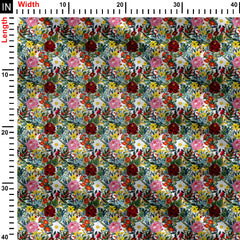 Rose Blossom 1 Print Fabric