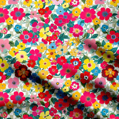 Vibrant Blossom 2 Print Fabric