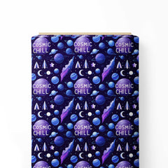 Galaxy Cosmic Chill Print Fabric