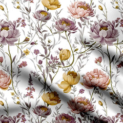 Roses Print Fabric