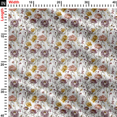 Roses Print Fabric