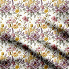 Rose Design 1 Print Fabric