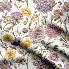 Roses Design 2 Print Fabric