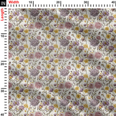 Roses Design 2 Print Fabric