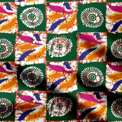 Textile Circle Bagru Print Fabric