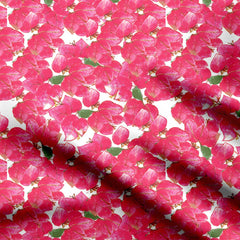 Pink bougainvillea Print Fabric