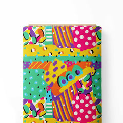 Abstract colors Print Fabric