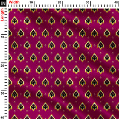 Crimson Canopy Print Fabric