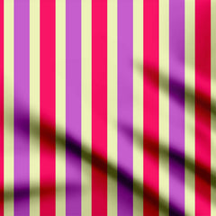 Red And Purple Stripes Print Fabric