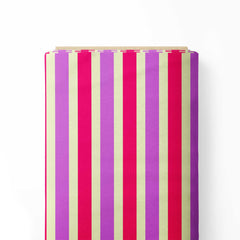 Red And Purple Stripes Print Fabric