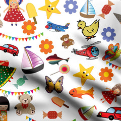 kids favorites Print Fabric