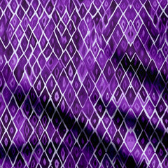 Purple Diamond Geometric Print Fabric