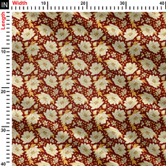 Aesthetic Floral Love Print Fabric