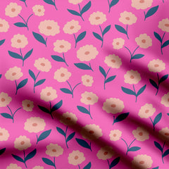 Flower Explosion Print Fabric