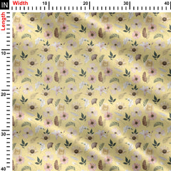 Pastel Floral Fusion Print Fabric