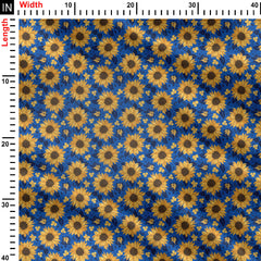 Sunflower Serenade Print Fabric