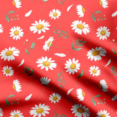 Sunny Daisies Print Fabric