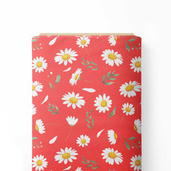 Sunny Daisies Print Fabric