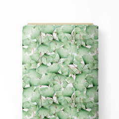 Ginko leaf valley Print Fabric