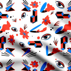 Eye 2 Eye 002 Print Fabric