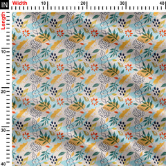 Colorful Abstract Print Fabric