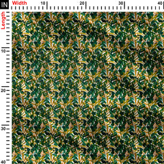 Tropical Leaves 1 Print Fabric