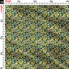 Tropical Leaves 2 Print Fabric