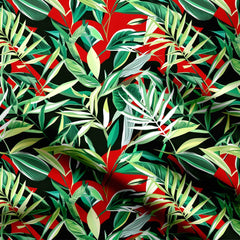 Tropical Leaves 3 Print Fabric